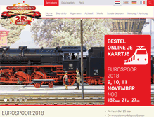 Tablet Screenshot of eurospoor.nl